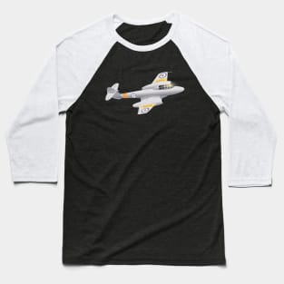 Gloster Meteor British WW2 Jet Fighter Baseball T-Shirt